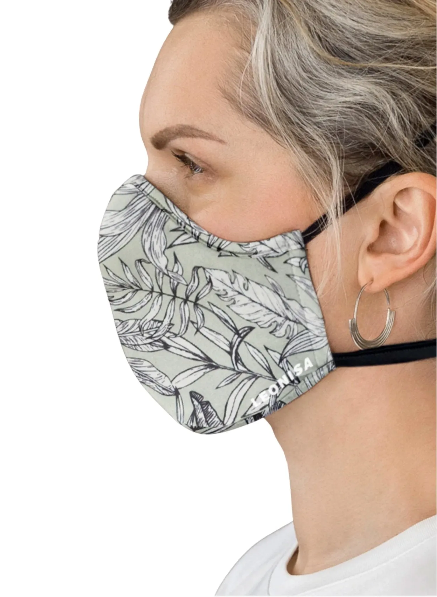 Adult's Face Mask – Triple-Layered Protection, Anti-Fluid and Antibacterial Technology - Green