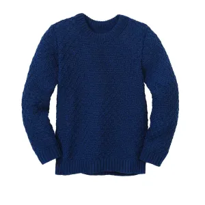 ARAN JUMPER - navy