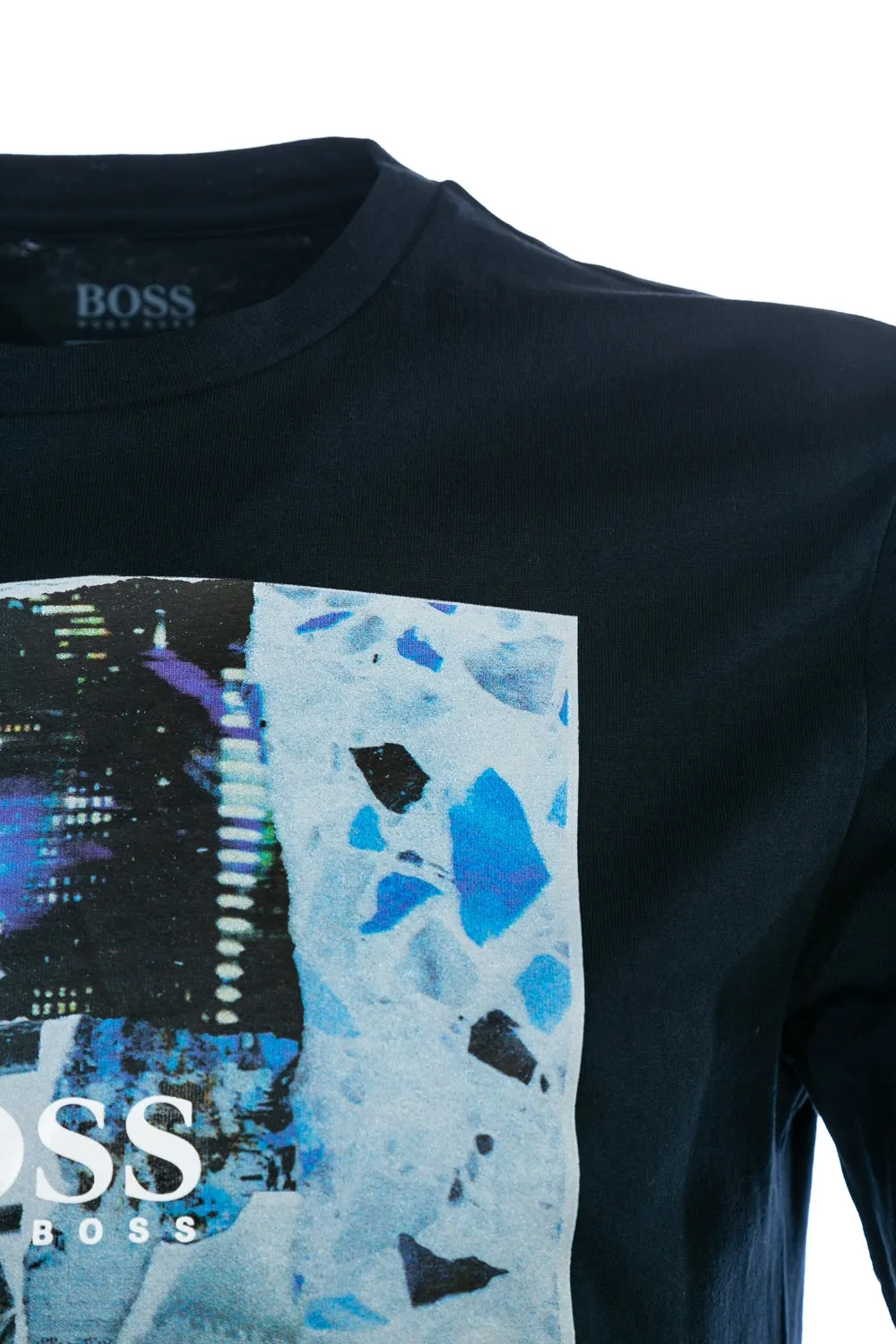 BOSS Tomio 5 T Shirt in Navy