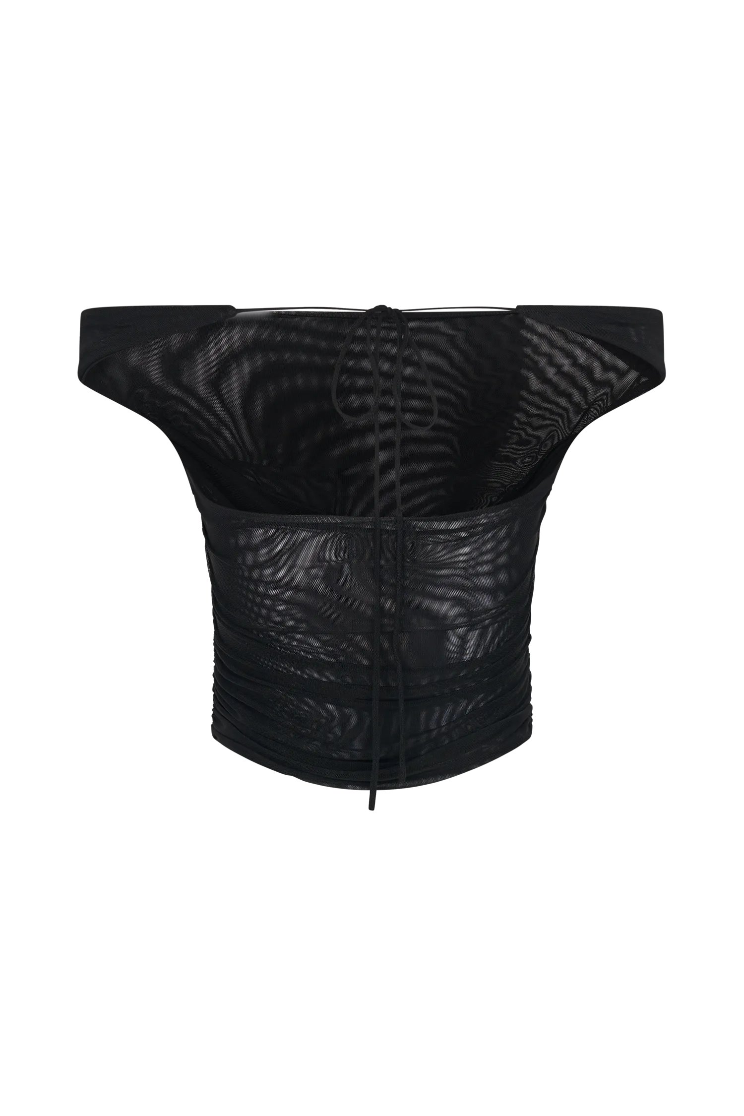 Brooklyn Mesh Crop Top - Black