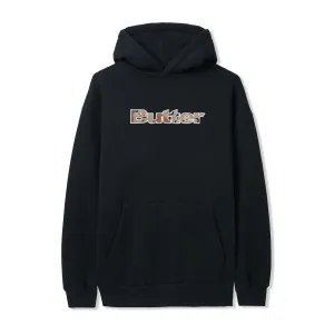 Butter Goods Camo Appliqué Pullover Hoodie - Black