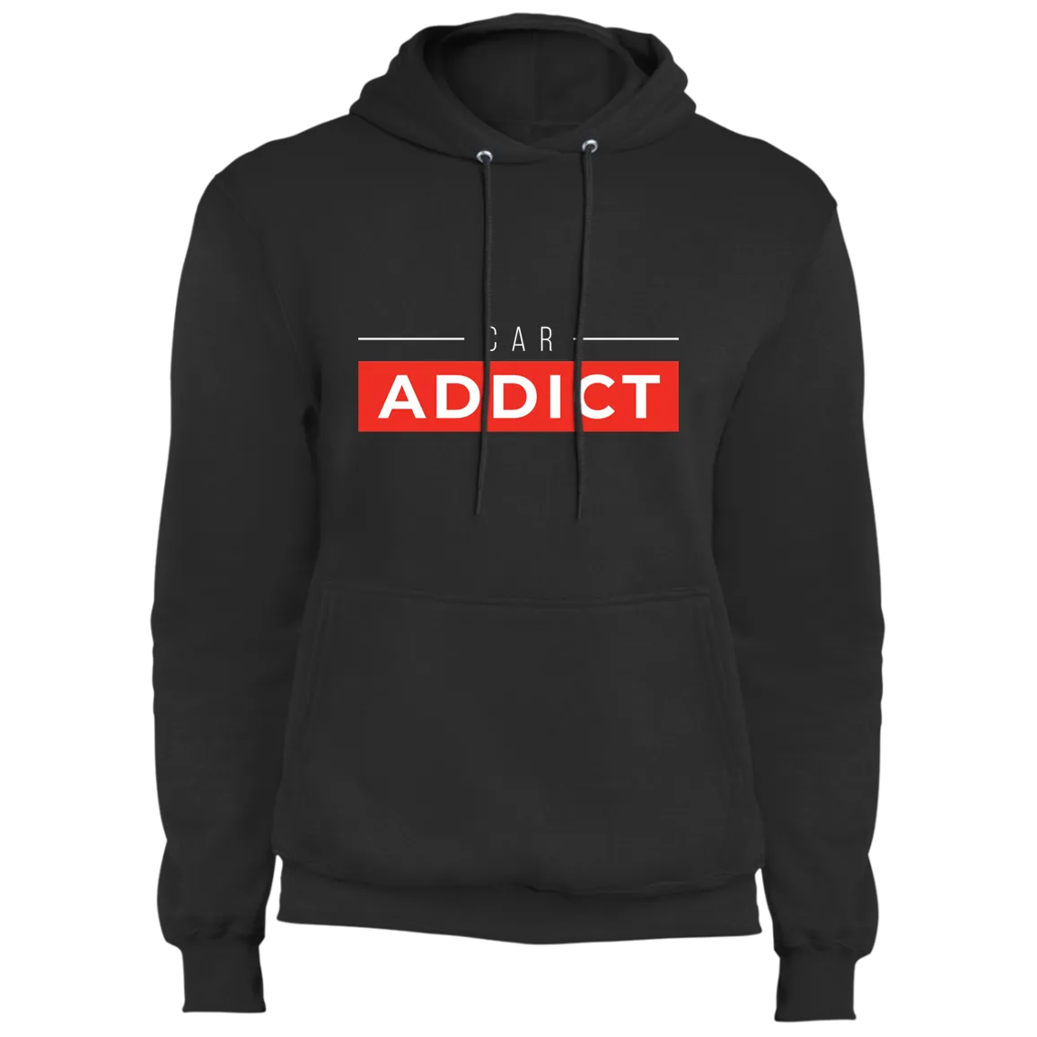 CAR ADDICT FLEECE PULLOVER HOODIE