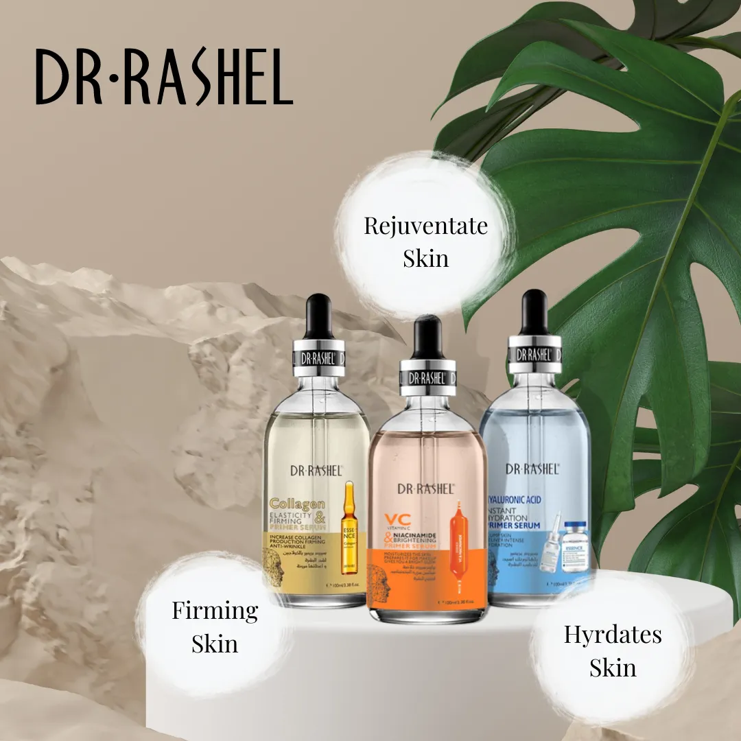 Combo - Dr. Rashel Primer Serum Set (Vitamin C, Collagen, Hyaluronic Acid)