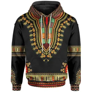 Dashiki Pullover Hoodie