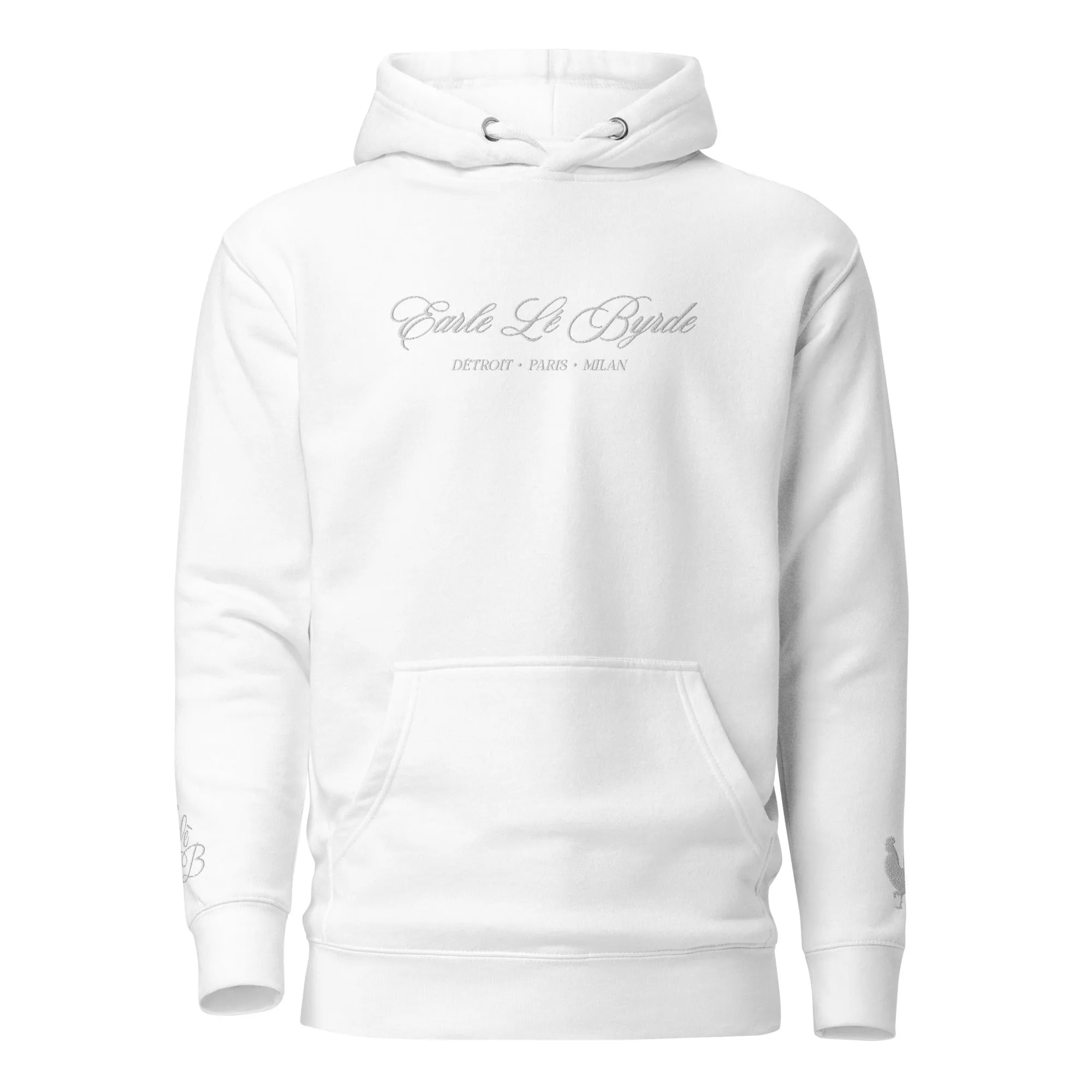 EARLE LE BYRDE "Signature Logo" Embroidered Pull-Over Hoodie