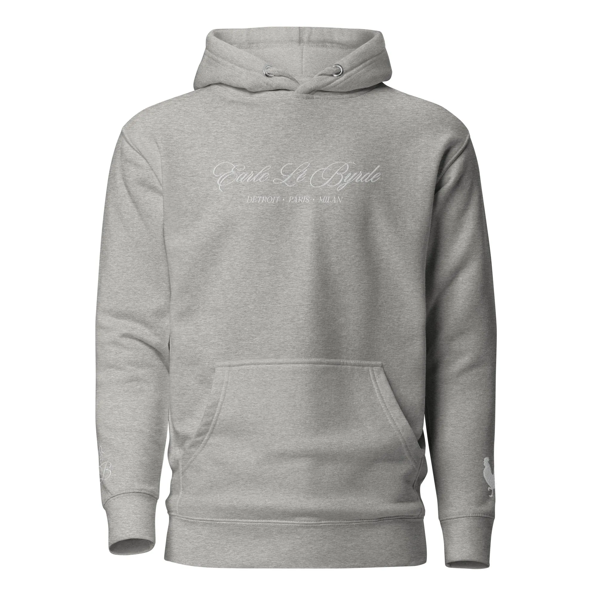 EARLE LE BYRDE "Signature Logo" Embroidered Pull-Over Hoodie