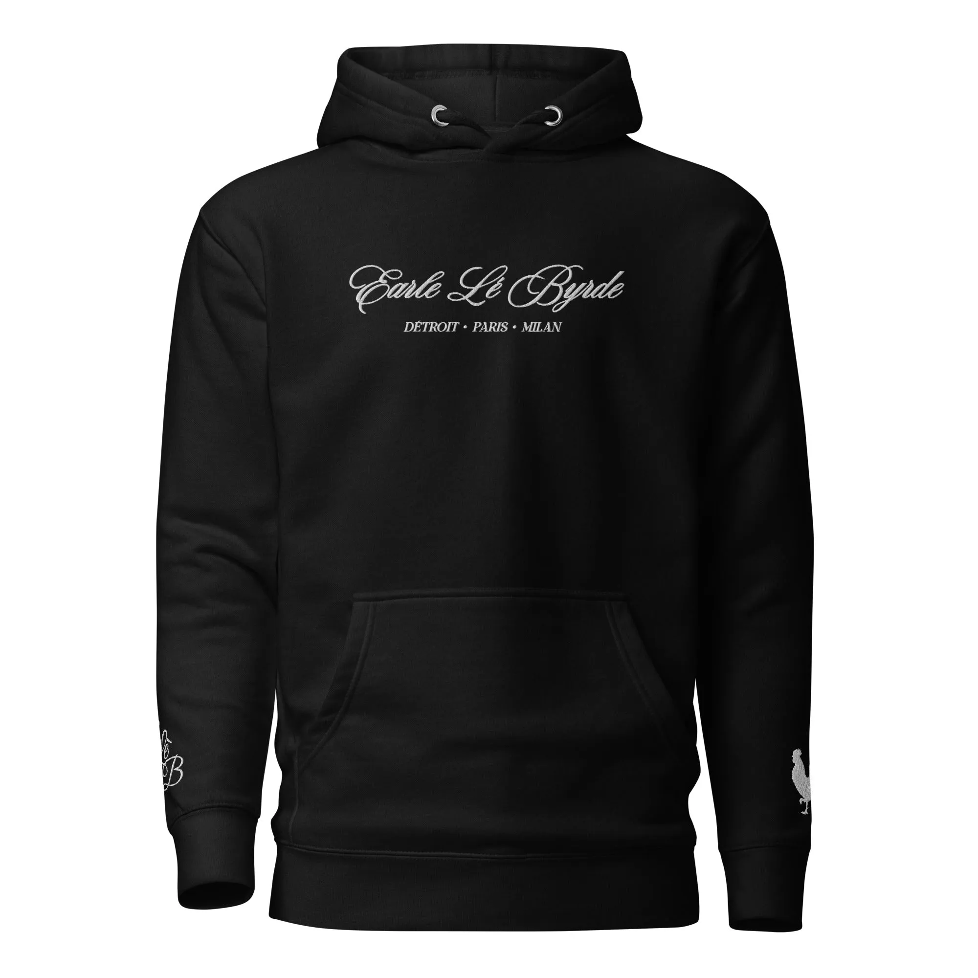 EARLE LE BYRDE "Signature Logo" Embroidered Pull-Over Hoodie