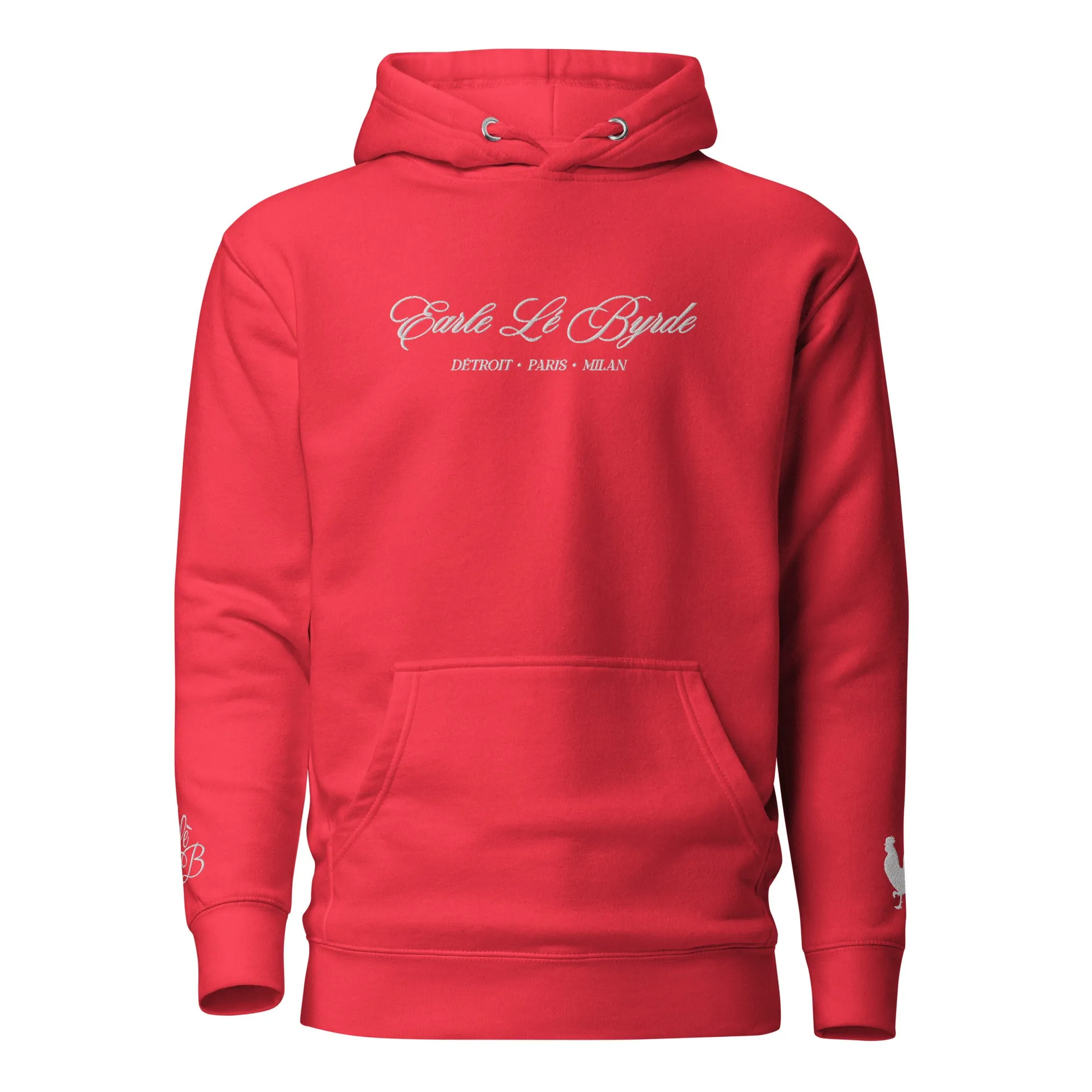 EARLE LE BYRDE "Signature Logo" Embroidered Pull-Over Hoodie