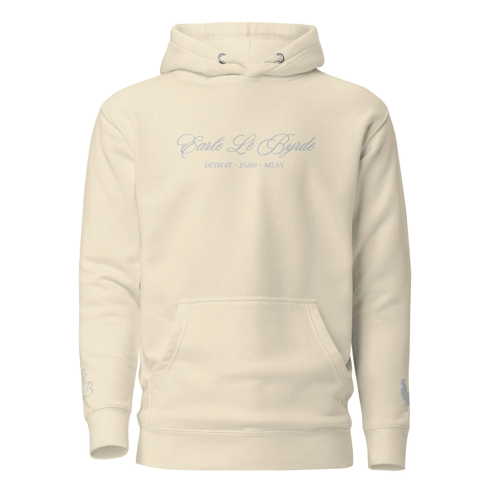 EARLE LE BYRDE "Signature Logo" Embroidered Pull-Over Hoodie