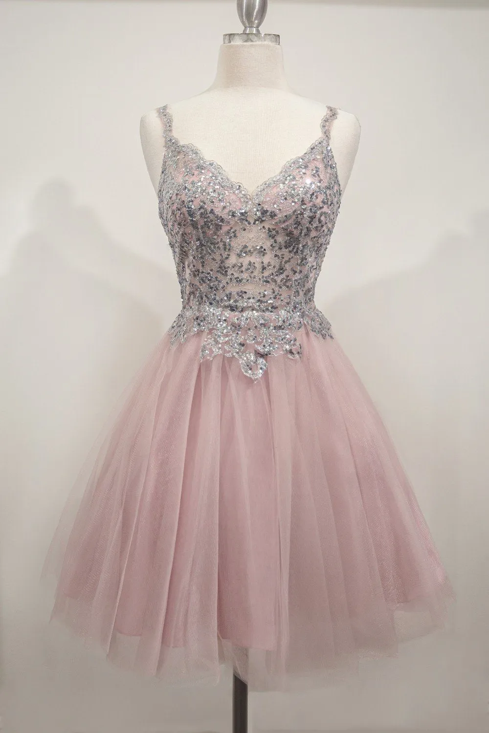 Embellished Short Tulle Dress by Cinderella Divine 9239