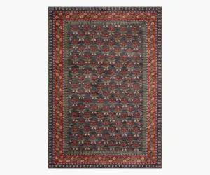 Fiore Forte Power-Loomed Rug - Navy