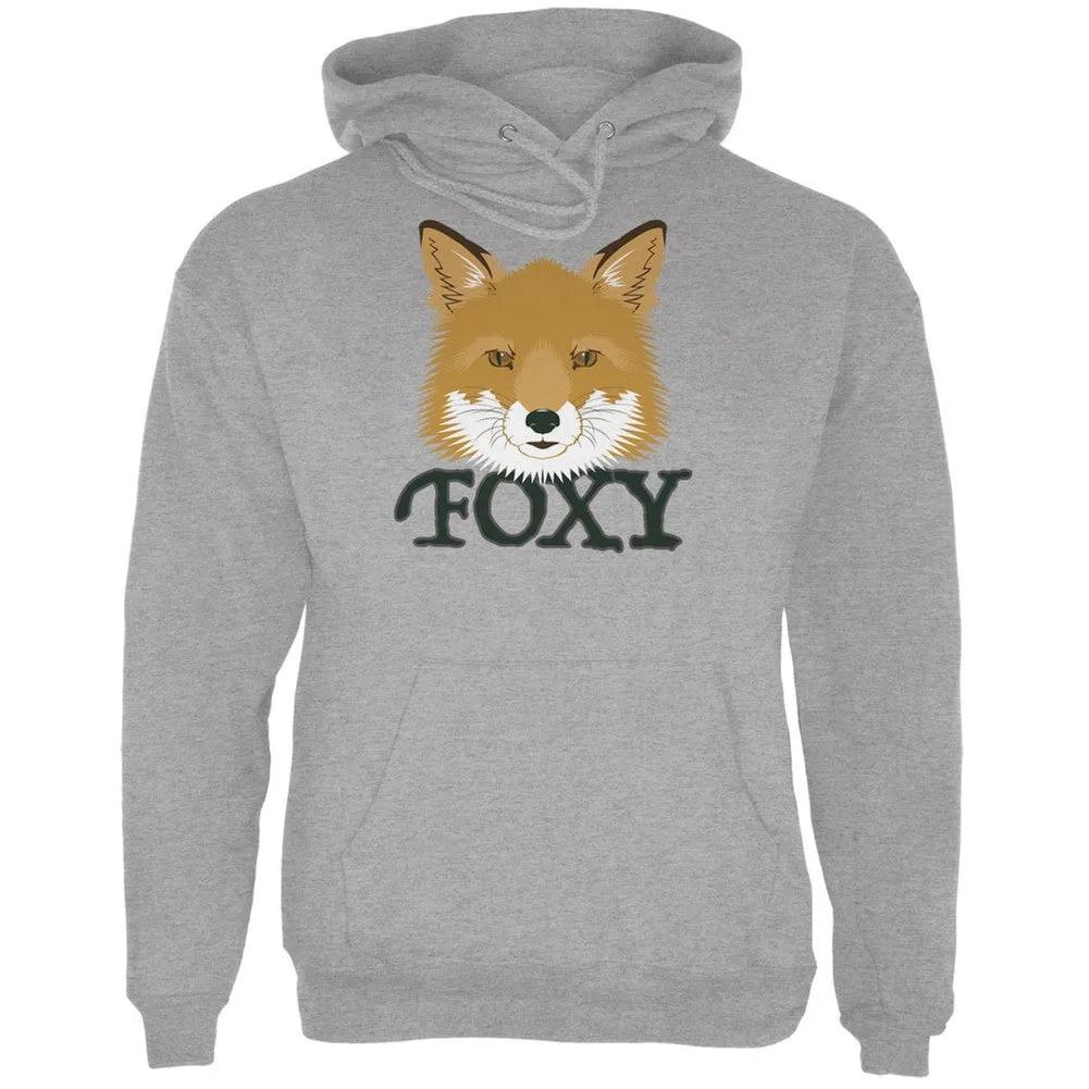 Foxy Charcoal Heather Adult Hoodie