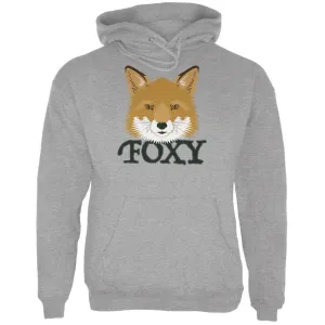 Foxy Charcoal Heather Adult Hoodie