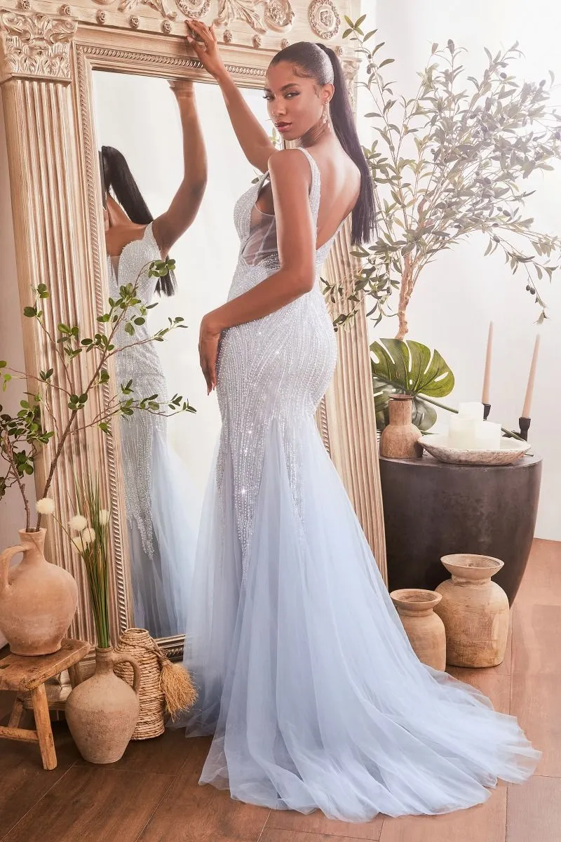 Fully Beaded Prom Dress CR874