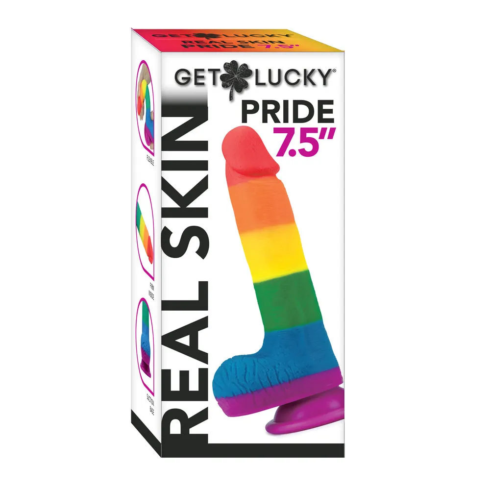 Get Lucky 7.5' Real Skin Series Pride- Rainbow