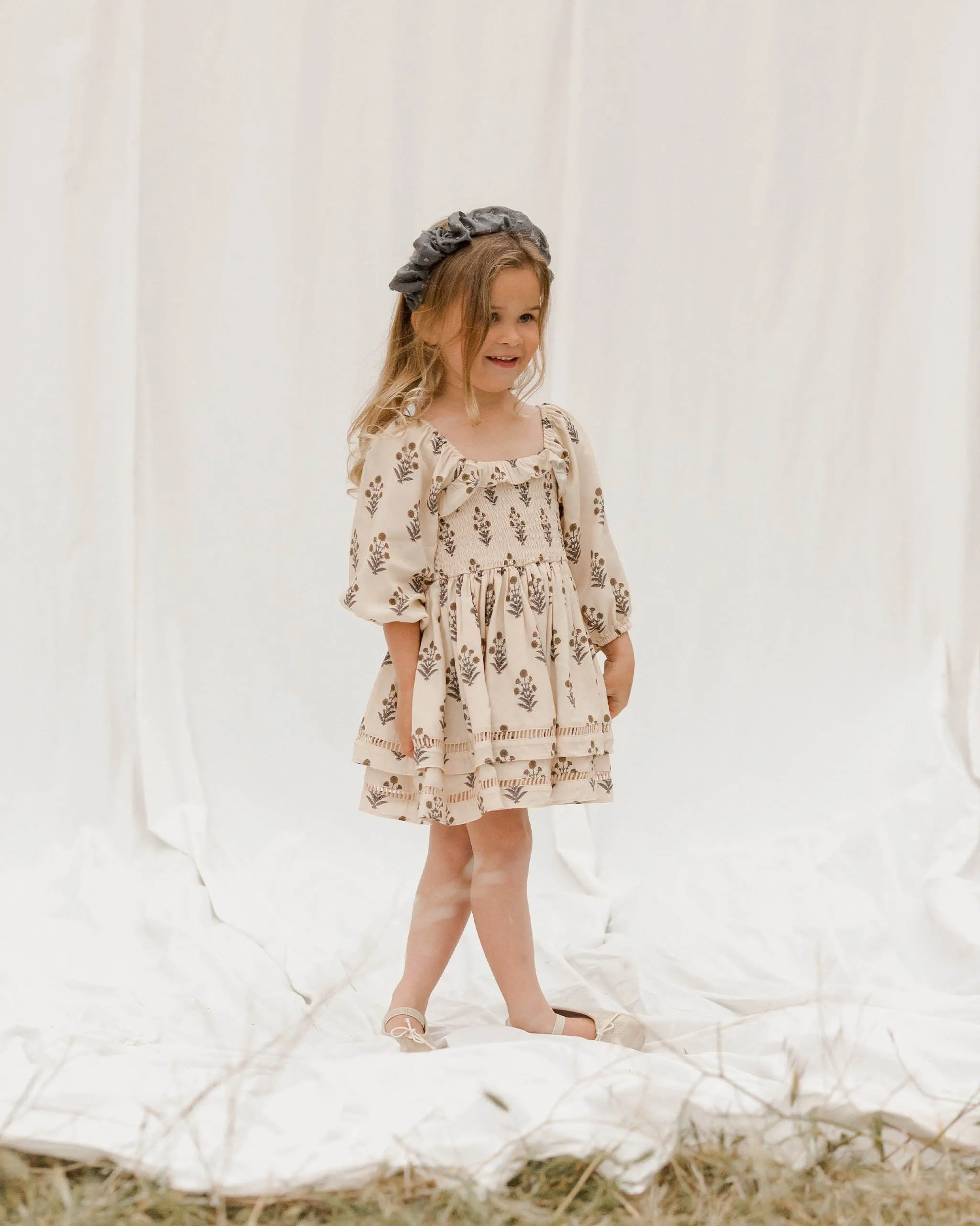 Girls Dresses | Elodie dress in Poppy | Noralee