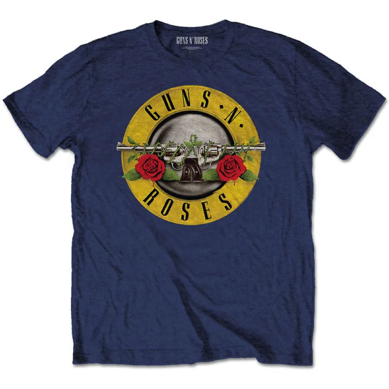 Guns 'n' Roses Kids Blue T-Shirt - Classic Guns N Roses Logo