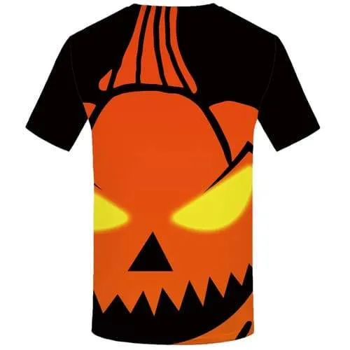 Halloween T shirts Men Pumpkin Tshirt Printed Gothic T-shirts 3d Harajuku T-shirts Graphic Short Sleeve Punk Rock Unisex New