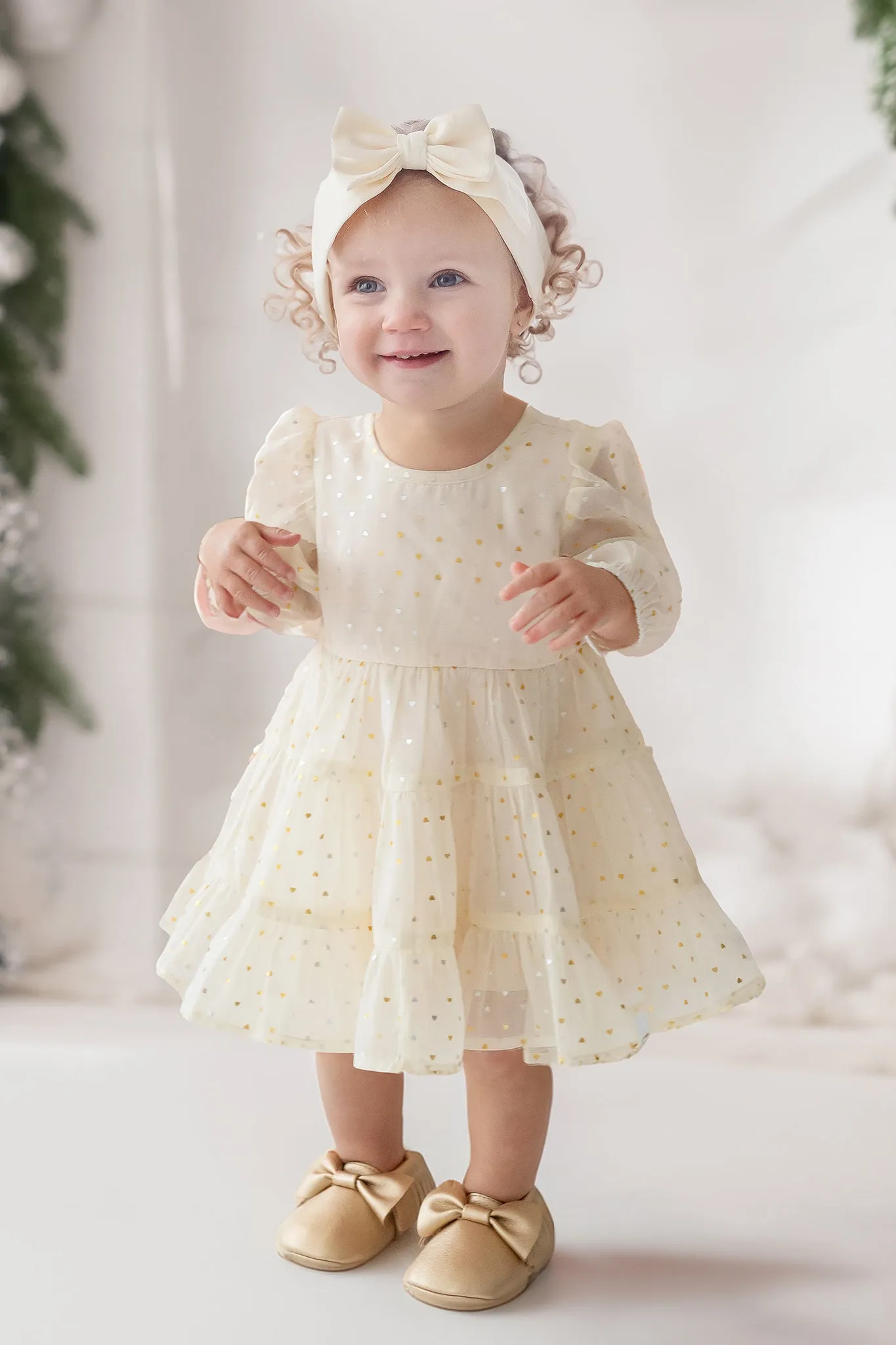 Heart of Gold Little Big Girl Dress