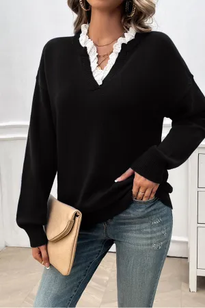 HWR1133 Sophisticated Layers Sweater