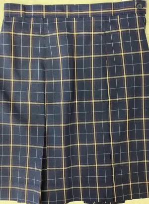 Kick Pleat Skirt - Plaid #6A