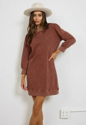 LA Made Jet Set Tunic Sweatshirt Dress