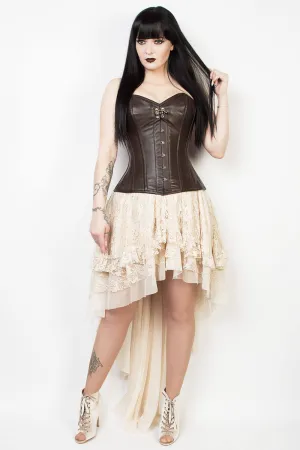 Langley Ivory Lace Gothic Skirt