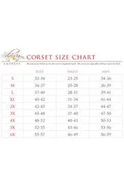 Lavish 5 PC Flirty Red Bunny Corset Costume