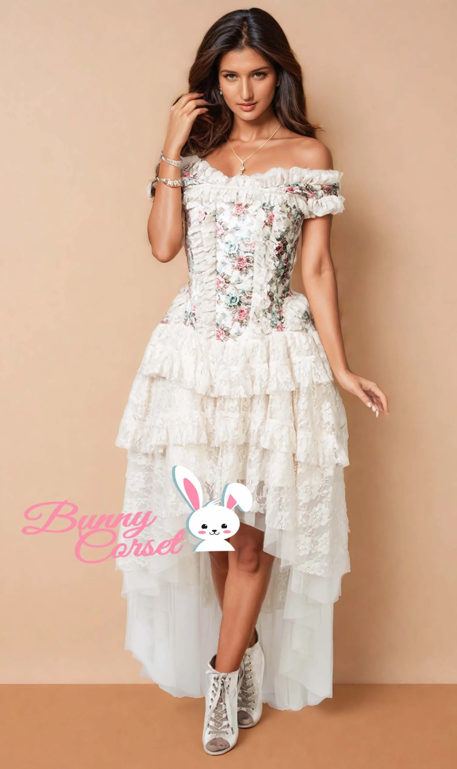 Leighton Victorian Inspired Corset Dress