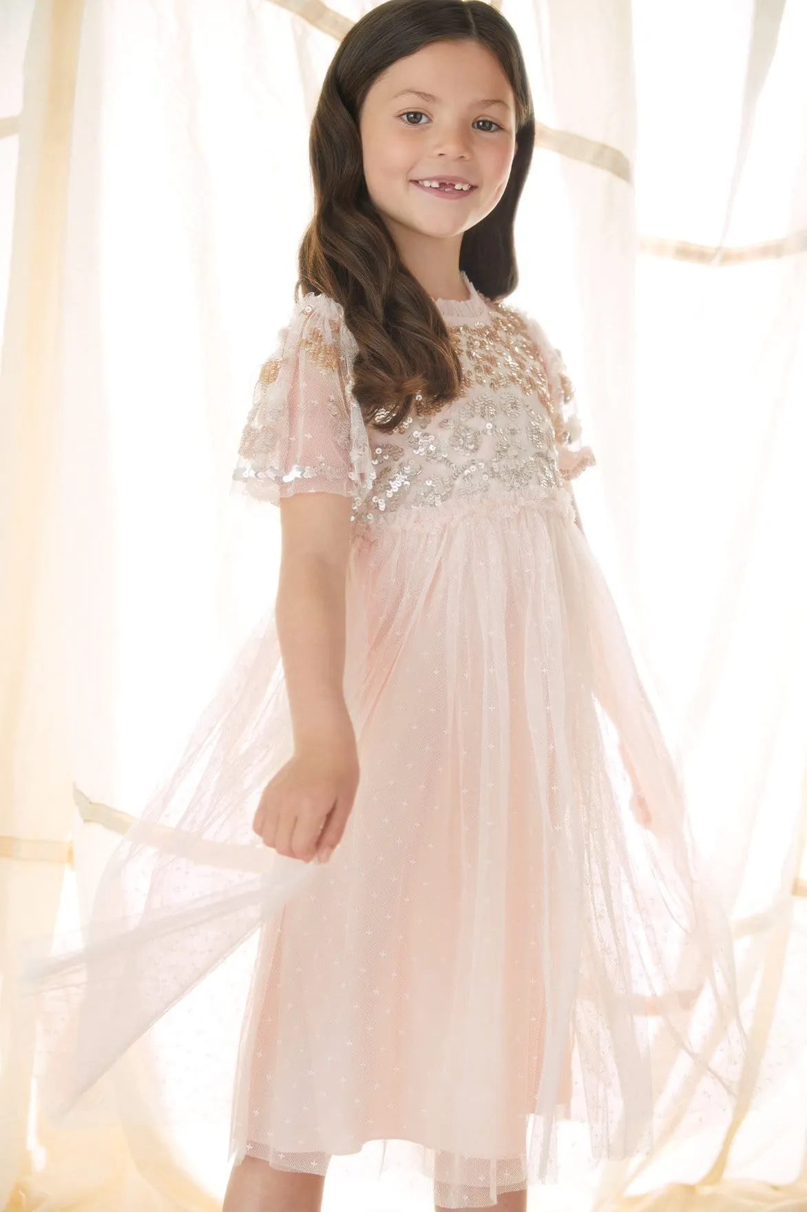 Lilybelle Sequin Kids Dress