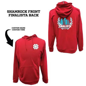 Los Angeles Marathon 2024 Official Finisher Unisex Red French Terry Hoodie (2031A617)