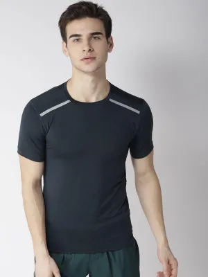 Men's Fitted Short Sleeve Navy Training T-shirt