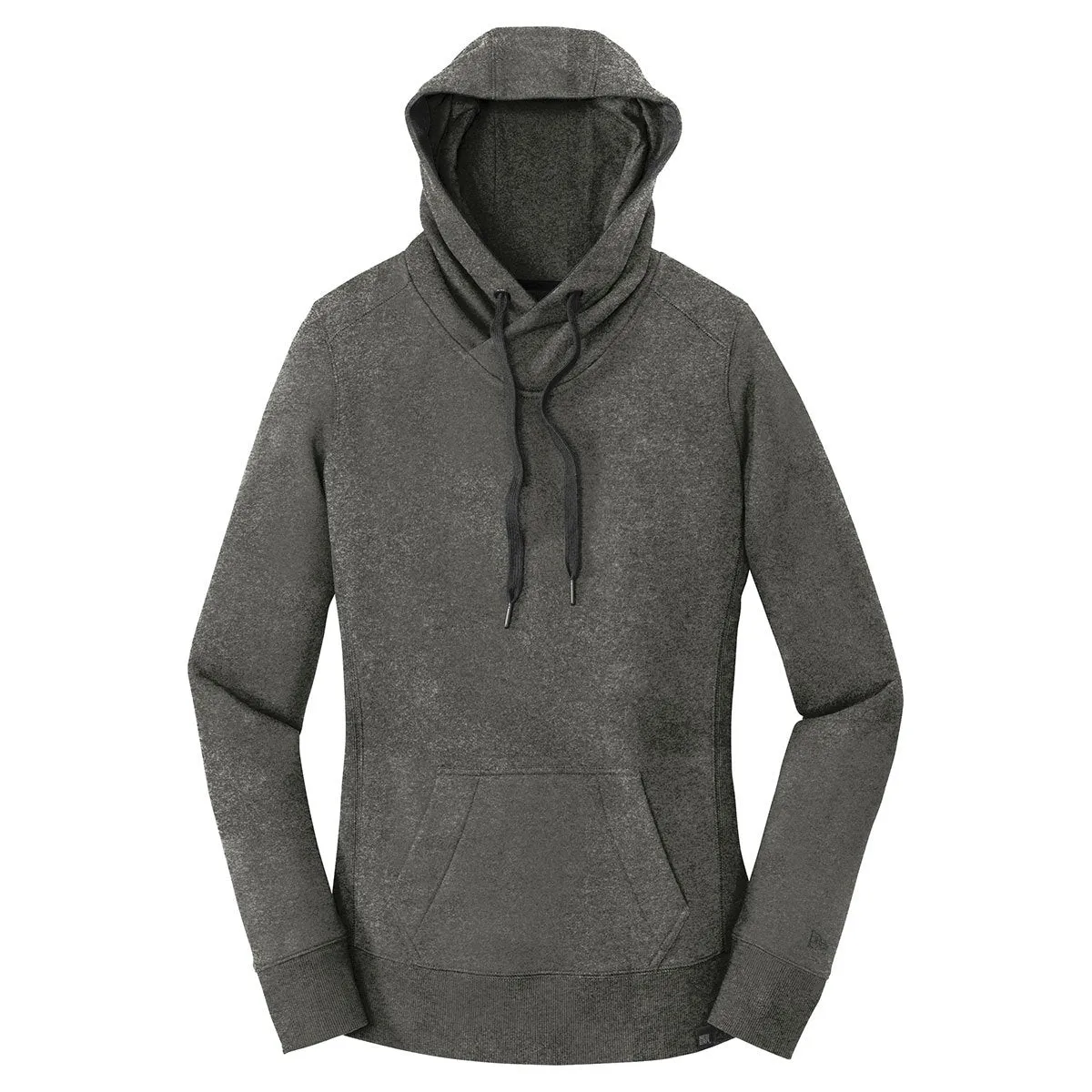 New Era Women's Black Twist French Terry Pullover Hoodie