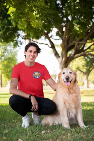 New Logo Leave It For The Pooch Small Logo Unisex Tee