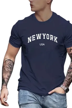 New York Men's Cotton T-Shirt