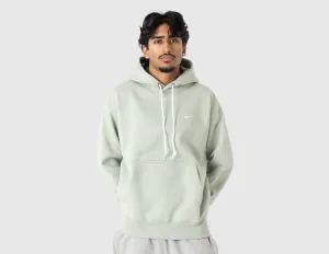 Nike Solo Swoosh Pullover Hoodie Jade Horizon / White