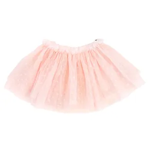 oh baby! Dotted Mesh Frill Tutu Skirt - Pale Pink