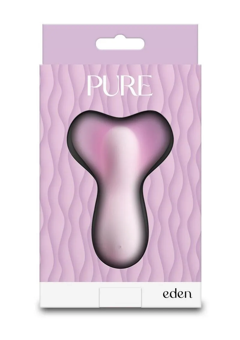 Pure Eden Rechargeable Silicone Vibrator - Purple