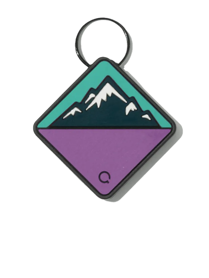 QALO TraQ Bloom Mountain Silicone Dog ID Tag