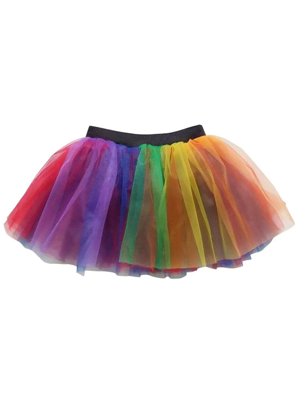 Rainbow Adult Size Women's 5K Running Skirt Tutu Costume