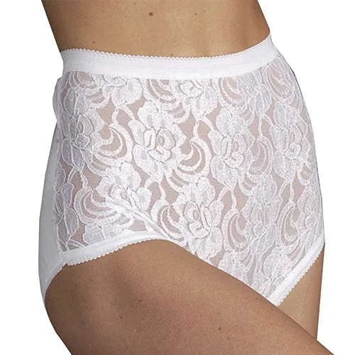 Safe & Dry Stylish Lace Front Incontinence Brief With Absorbent Multi-Layered Crotch Panel Style # AIP80