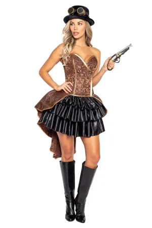 Sexy Four Piece Steampunk Costume