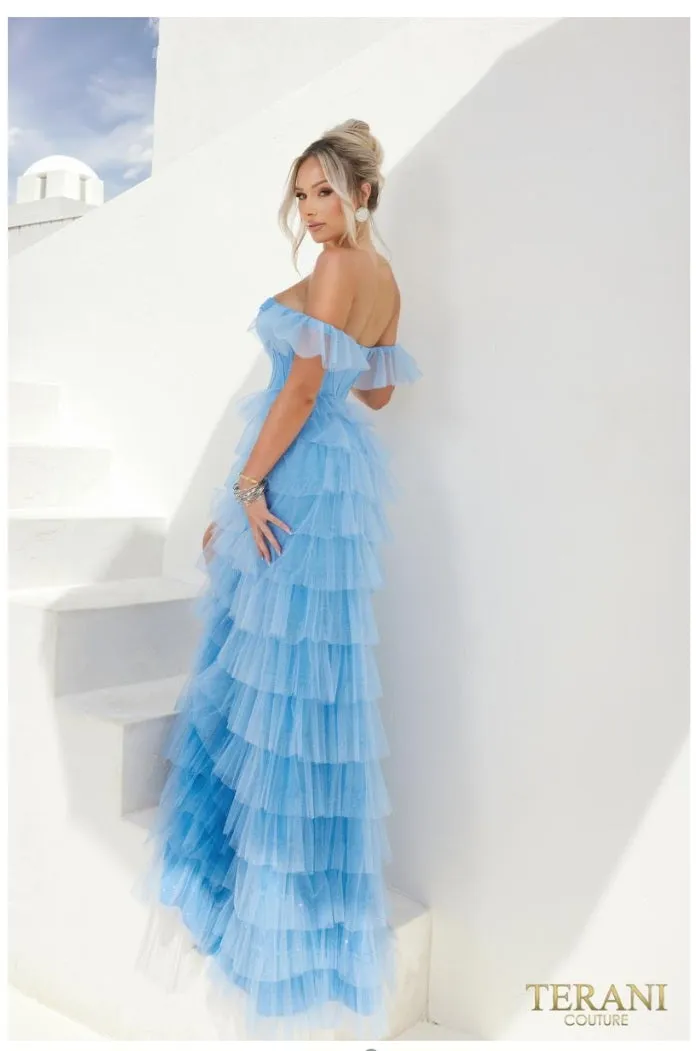 Sexy Off-Shoulder Glitter Ballgown Prom Dress - 241P2211