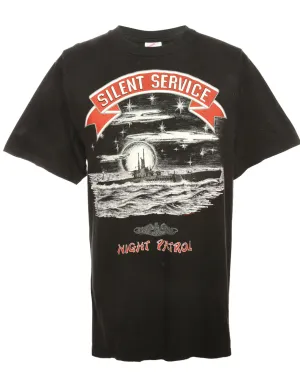 Silent Service Printed T-shirt - M