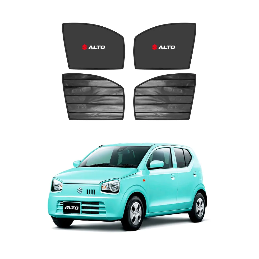 Suzuki Alto Double Layered Side Shades With Logo - Model 2017-2023