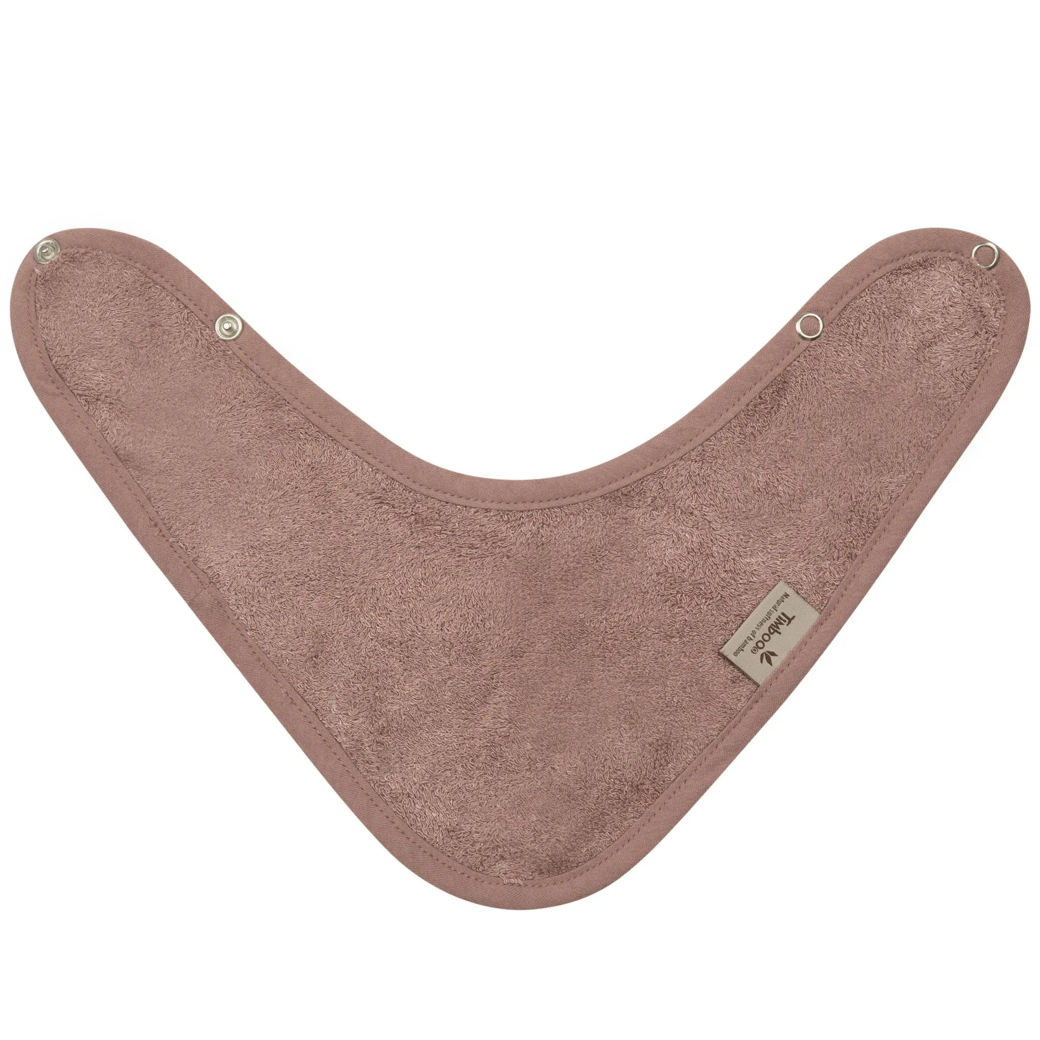 Timboo Bamboo Bib Bandana double layer - Mellow Mauve