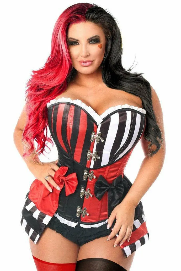 Top Drawer 3 PC Jokester Villian Corset Costume