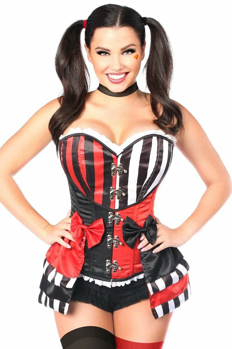 Top Drawer 3 PC Jokester Villian Corset Costume