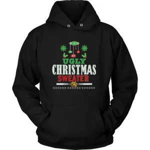 Ugly Christmas Sweater - Love, Joy, Peace Unisex Hoodie T-Shirt (12 colors)