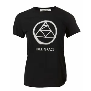 Undercover Black Cotton 'Free Grace' T-Shirt